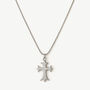 Men’s Large Cross Pendant Necklace, Christmas Jewellery Gift For Him, thumbnail 3 of 5