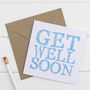 Get Well Soon Card Letter Stamped, thumbnail 1 of 2
