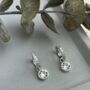 Sterling Silver Bridesmaid Huggies Hoops, thumbnail 5 of 10