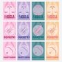 Zodiac Greetings Card, thumbnail 4 of 12