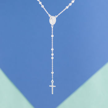 Rosary Lariat Necklace, 5 of 9