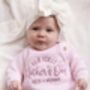 My First Mother's Day Embroidered Personalised New Baby Romper Three Colours Available, thumbnail 3 of 12