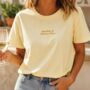 Embroidered Sunshine And Chicken Wine T Shirt, thumbnail 1 of 8