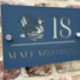 Personalised Mallard Duck In Stream Design House Acrylic Number Sign, thumbnail 5 of 7