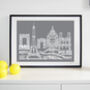 Paris Skyline Typography Print, thumbnail 5 of 6