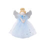 Blue Snow Fairy Light Up Angel Decoration Tree Topper, thumbnail 3 of 7