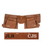 Personalised Brown Leather Tool Belt, thumbnail 4 of 8