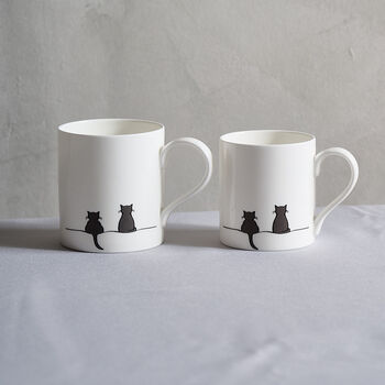 Two Cats Together Mug Limited Edition, 2 of 4