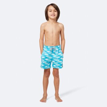 Father And Son Fish Print Matching Swim Shorts, 5 of 8