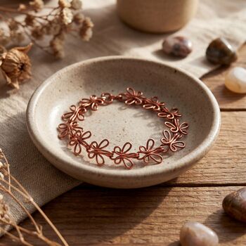 Handmade Copper Butterfly Link Bracelet, 5 of 11