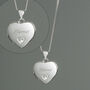 Personalised Girl's Heart Locket Necklace, thumbnail 3 of 7