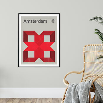 Amsterdam City Travel Print, 2 of 3