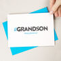 Hashtag Grandson Birthday Card, thumbnail 1 of 4