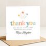 Personalised Teaching Assistant Thank You Card, thumbnail 2 of 4