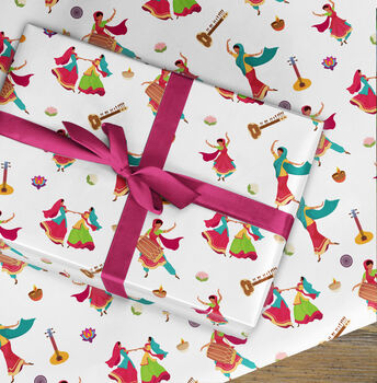 Diwali Wrapping Paper Roll Or Folded, 11 of 11