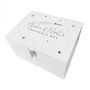 Personalised White Wooden Engraved Couples Christmas Eve Box Three Sizes 22cm | 27cm | 30cm, thumbnail 6 of 9