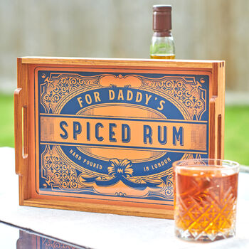 Personalised Old Vintage Style Drinks Tray, 4 of 5