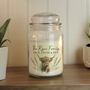 Personalised Highland Cow Candle Jar For Nan, thumbnail 2 of 2