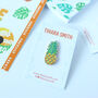 Pineapple Enamel Pin, thumbnail 2 of 5