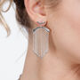 Waterfall Falling Earrings, thumbnail 2 of 4