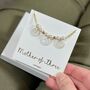 Personalised Pearl Zodiac Charm Necklace, thumbnail 2 of 2