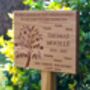 Engraved Tree Memorial Plaque, thumbnail 5 of 6