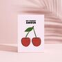 Cherry Love Anniversary Card, thumbnail 2 of 2