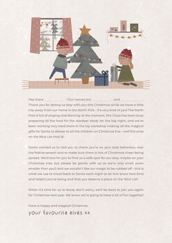 The Secrets Of Santa, Elf Letters And Decoration Set, 11 of 12