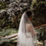 Katrina Pearl And Crystal Wedding Blusher Veil, thumbnail 2 of 7
