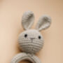 Crochet Rabbit Baby Gift Set In Keepsake Box, thumbnail 5 of 9