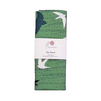 Sky Green Tea Towel, 5 of 7