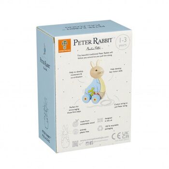 Peter Rabbit Wooden Pull Along Toy, 4 of 4