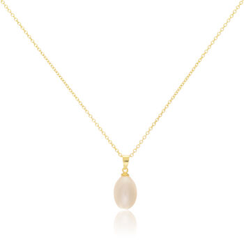 Gloucester Freshwater Pearl And Gold Plated Pendant, 3 of 4