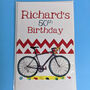 Personalised Cycling Birthday Card, thumbnail 2 of 4