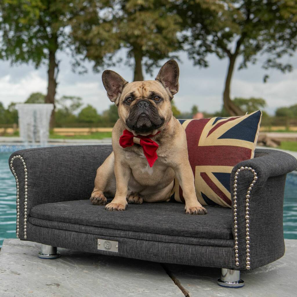 Luxury Fabric Sofa Dog Bed By Filthy animal