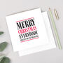 Cheeky Christmas Card, thumbnail 1 of 3