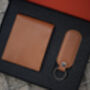 Mens Personalised Leather Wallet Gift Set, thumbnail 5 of 12