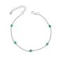 Sterling Silver Semi Precious Stone And Crystal Bracelet, thumbnail 3 of 10