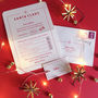 Personalised Modernist Letter From Santa And Gift Tag, thumbnail 1 of 6