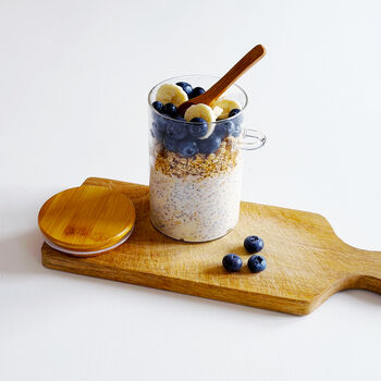 Glass Jar With Bamboo Lid And Spoon, 5 of 12