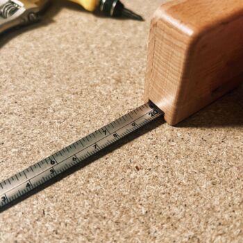 Personalised Wooden Tape Measure, 3 of 5