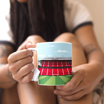 Personalised Football Stadium Illustration Mug Gift, 4 of 7