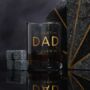 Best Dad Ever Whisky Glass And Whisky Stones, thumbnail 1 of 2