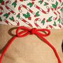 Large Sustainable Jute Christmas Gift Bag, thumbnail 4 of 5