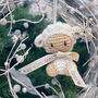 Personalised Baby's First Cot Teddy Bear Decoration, thumbnail 5 of 12