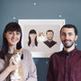 Personalised Family Portrait Print, thumbnail 4 of 6