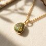 Statement Peridot August Birthstone Rope Necklace, thumbnail 1 of 3