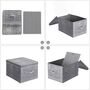 Set Of Three Storage Boxes Folding Storage Organiser, thumbnail 8 of 12