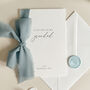 Luxury 'Letter To My Grandad On My Wedding Day' Card, Elegant Calligraphy Design, thumbnail 5 of 11