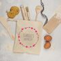 Personalised Childs Baking Set, Bubbles Wreath, thumbnail 1 of 8